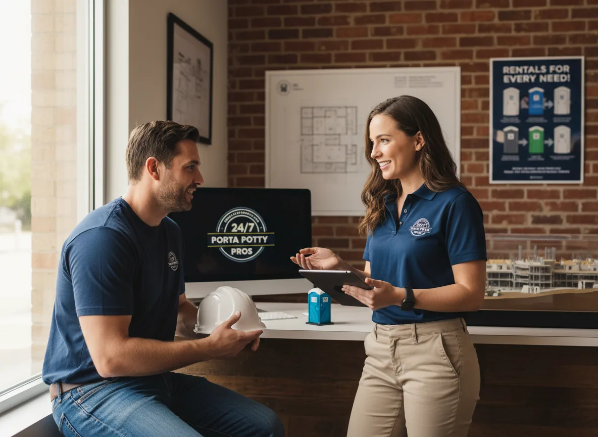 Flushing Toilet Rental Options in New London, IA